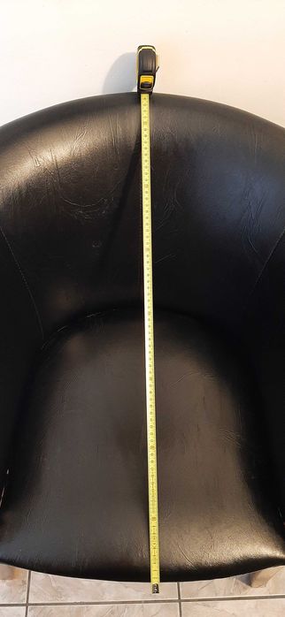 Scaun pilele vinilin - aspect vintage, foarte comod