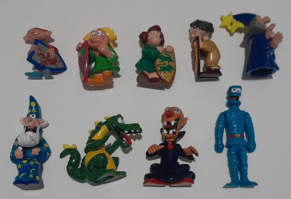 Kinder Surprise Toys Lot Asterix Princess Hippo Lion Fantasy Horror