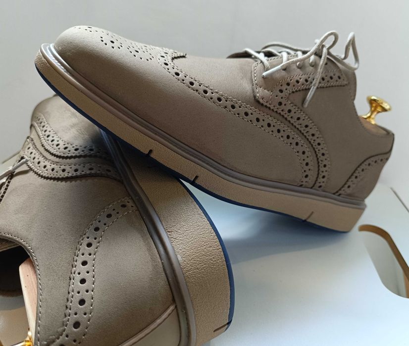 Pantofi derby 41 brogue premium Swims piele naturala moale