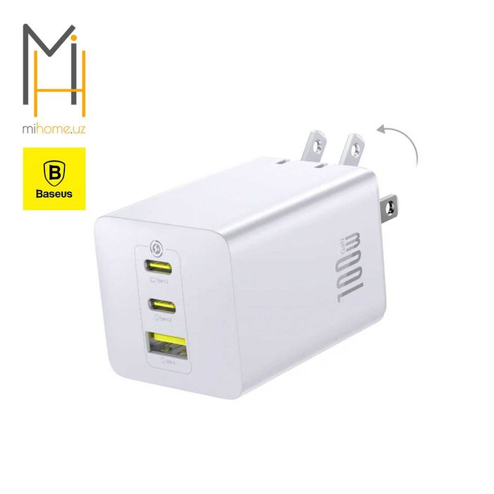 Блок питания Baseus EnerFill FN11 Mini Cube 100W GaN