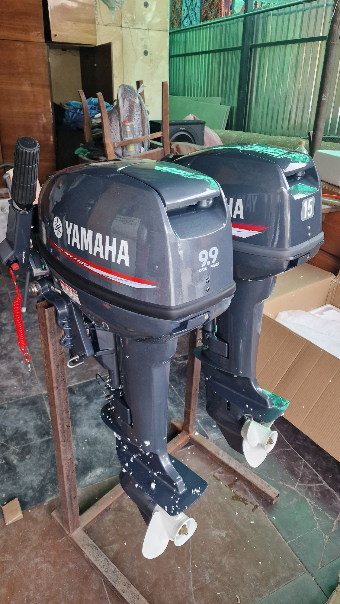 Новый Лодочный мотор Yamaha 15 2такта нога S для надувных лодок