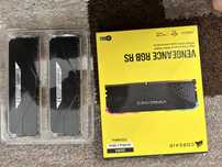 Memorie CORSAIR Vengeance RGB, 32GB (2x16GB) DDR4, 3200MHz CL16