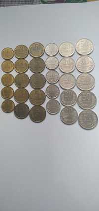 Монеты  Узбекистана  -  1. 3. 5. 10. 20. 50  тийны.