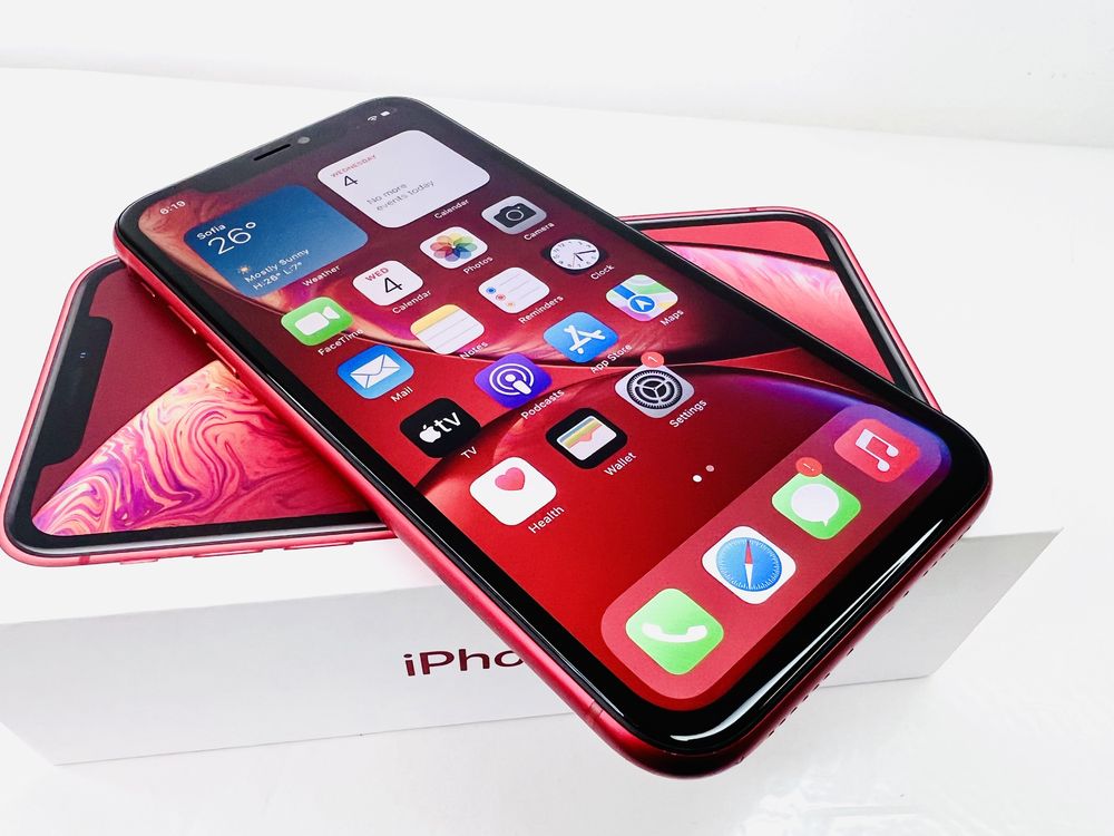 Apple iPhone XR 128GB Red 100% Батерия! Гаранция!