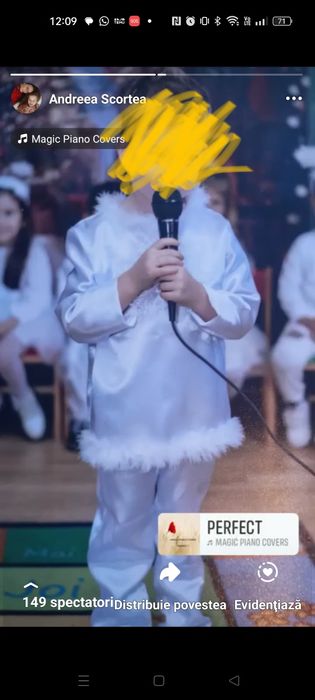 Costum fulg de nea baiat