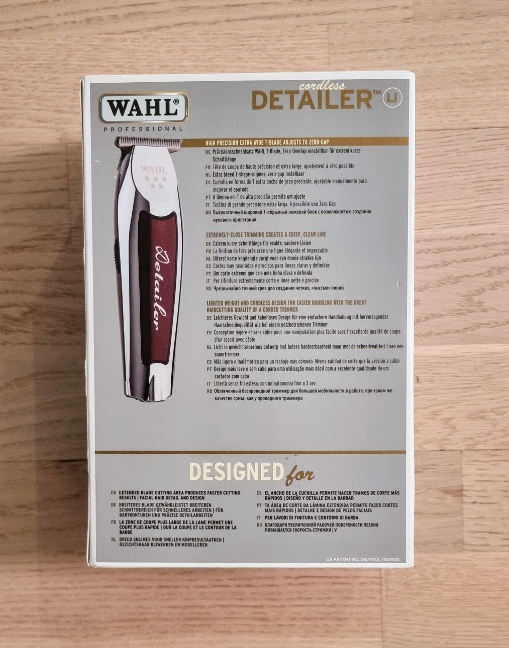 Aparat de tuns profesional WAHL DETAILER Li fara fir. Made in USA !