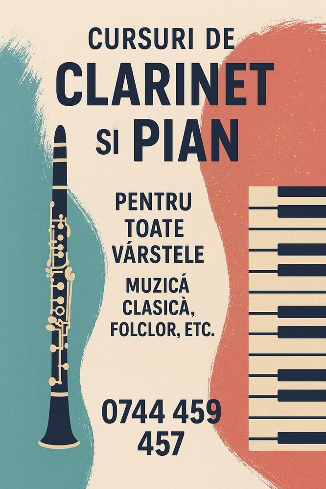 Cursuri clarinet/pian