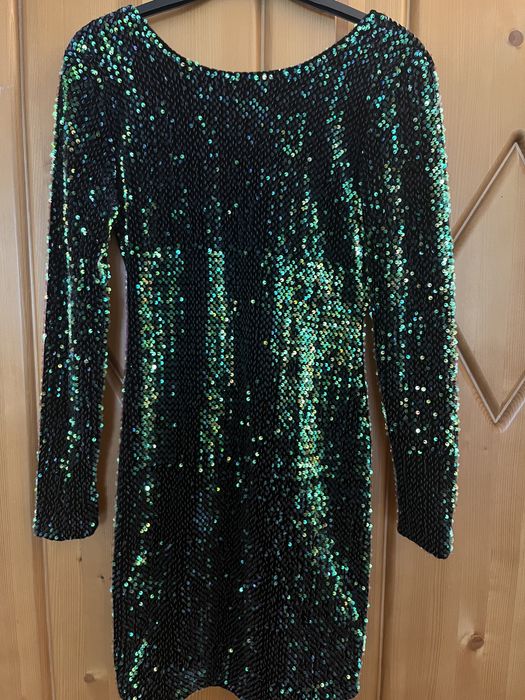 Rochie de ocazie cu maneca lunga