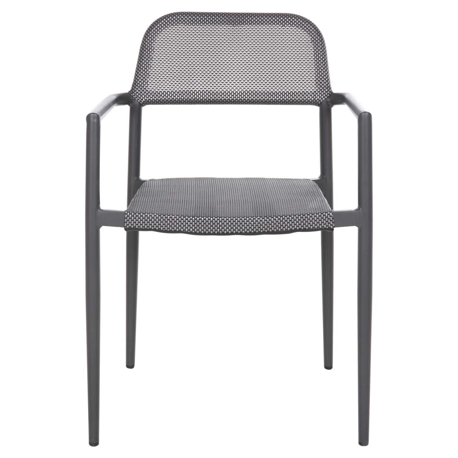 Алуминиево кресло HM5998, Текстилен, Три цвята, 53x51x80Hcm.