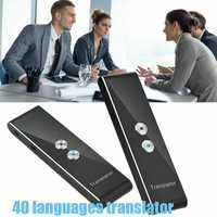 T8+ Translator / traducator  portabil, bluetooth, 41+ limbi