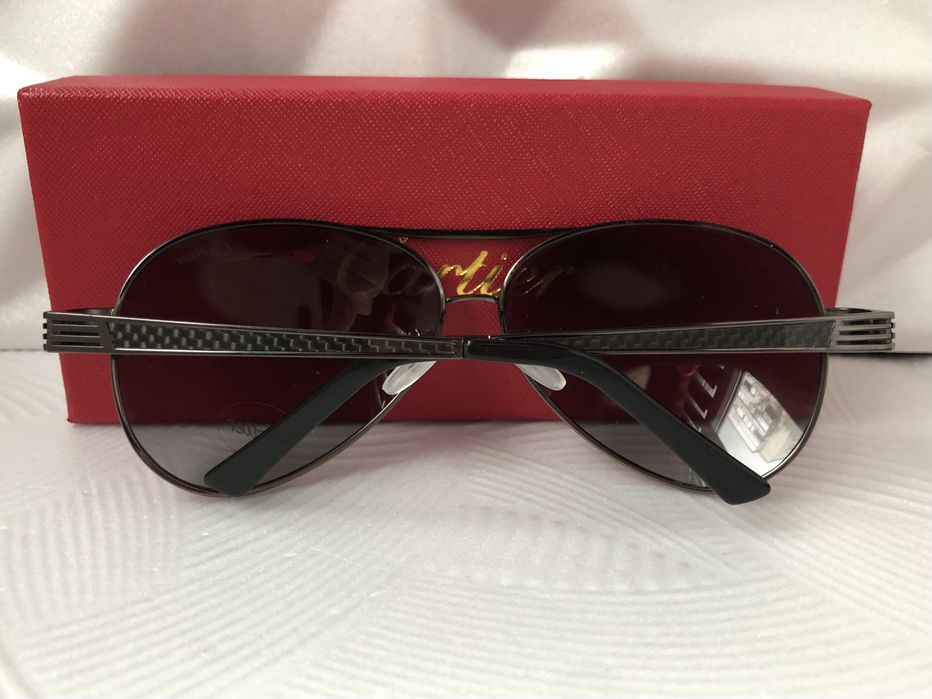 -22% Разпродажба мъжки слънчеви очила авиатор карбонови дръжки