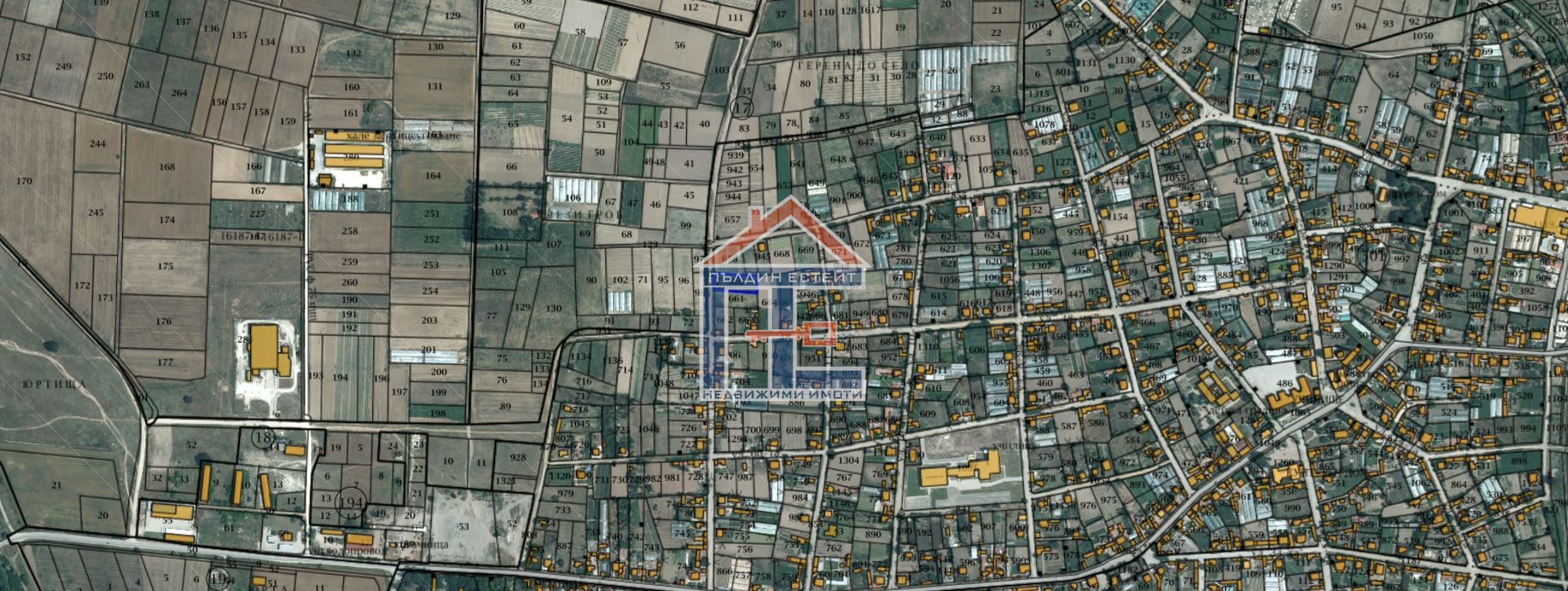 Парцел в Пловдив, област-с.Маноле площ 1393