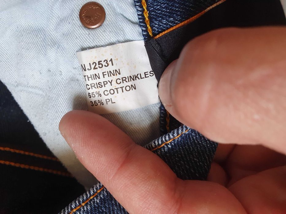 Blugi NUDIE JEANS "Thin Finn" - Marime W31 L34 (Talie 82 cm)