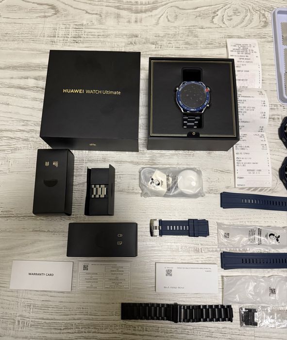 КАТО НОВ Huawei Watch Ultimate Blue Voyage 24м. ГАРАНЦИЯ