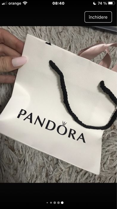 Bratara Pandora gold rose