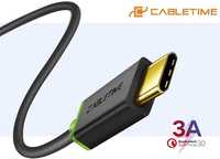Новый Type C тайпси тайп-си кабель провод для зарядки CABLETIME (20см)