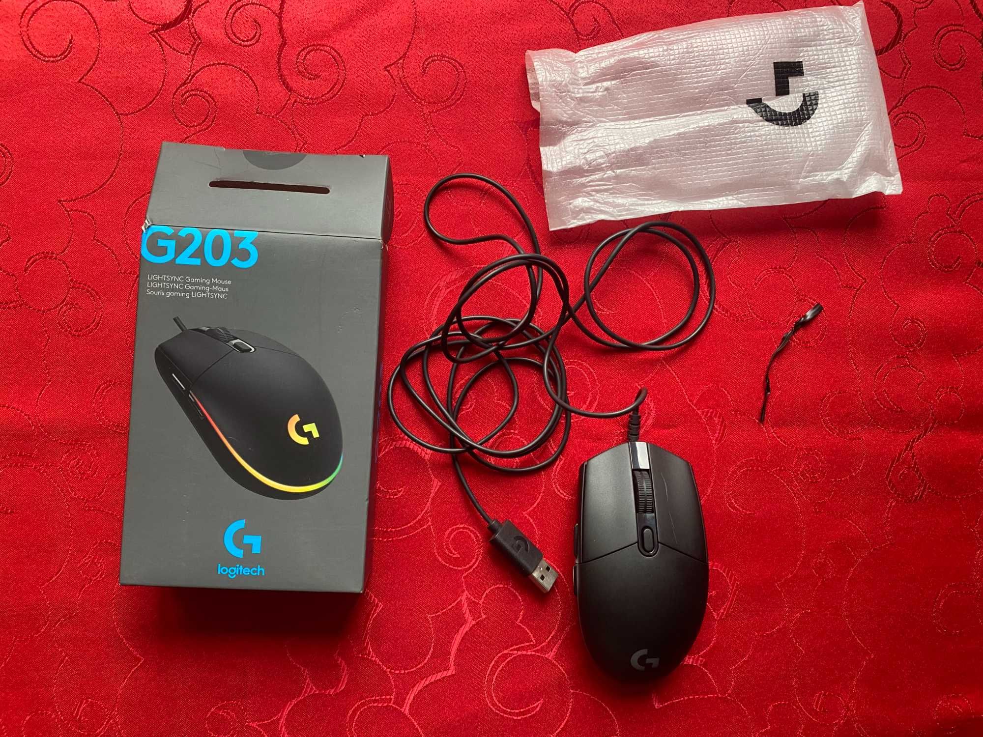 Mouse Gaming LOGITECH G203 LIGHTSYNC RGB, 8.000 dpi