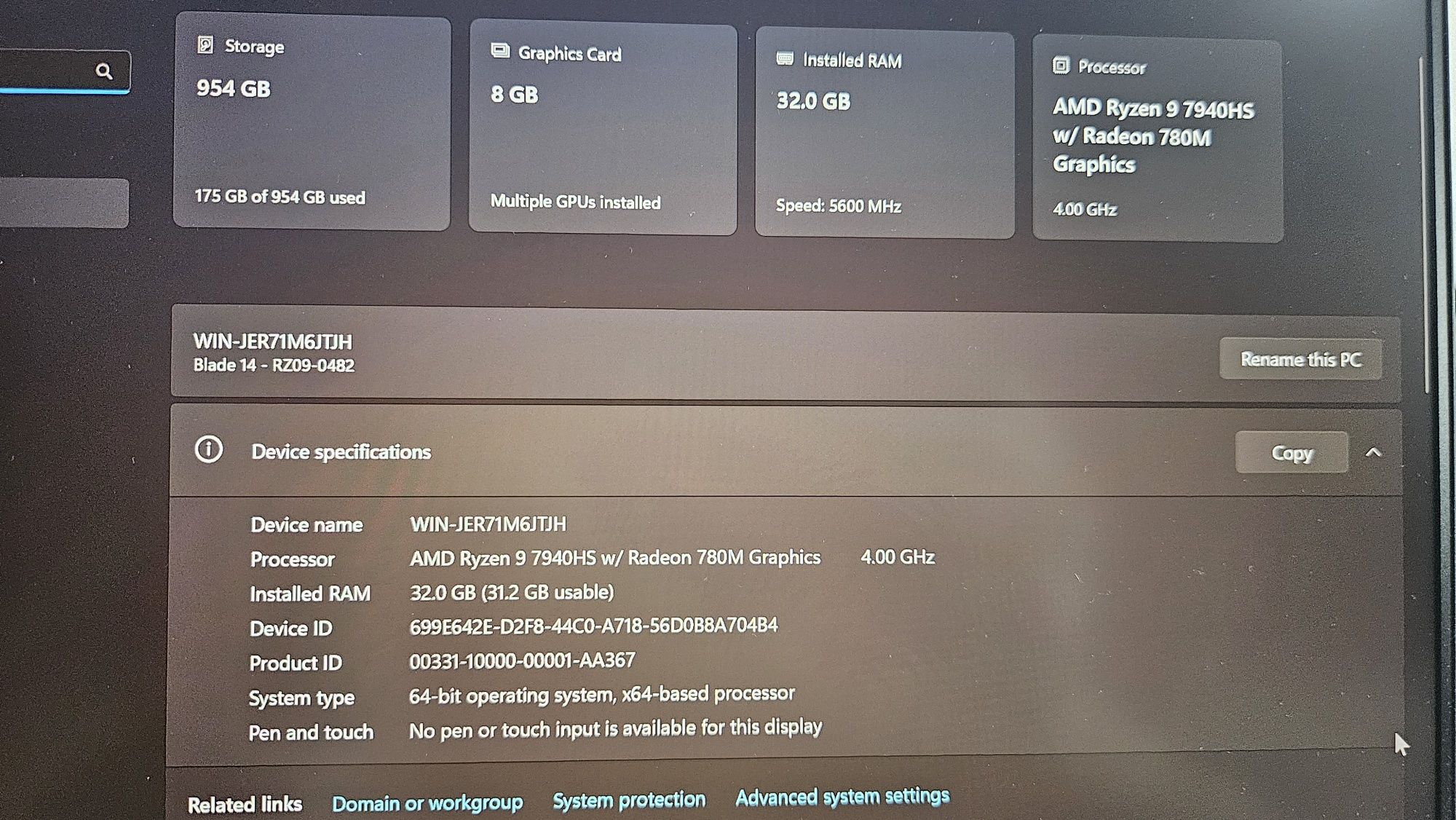 Razer Blade 14 2023 RTX 4070 2k 240hz