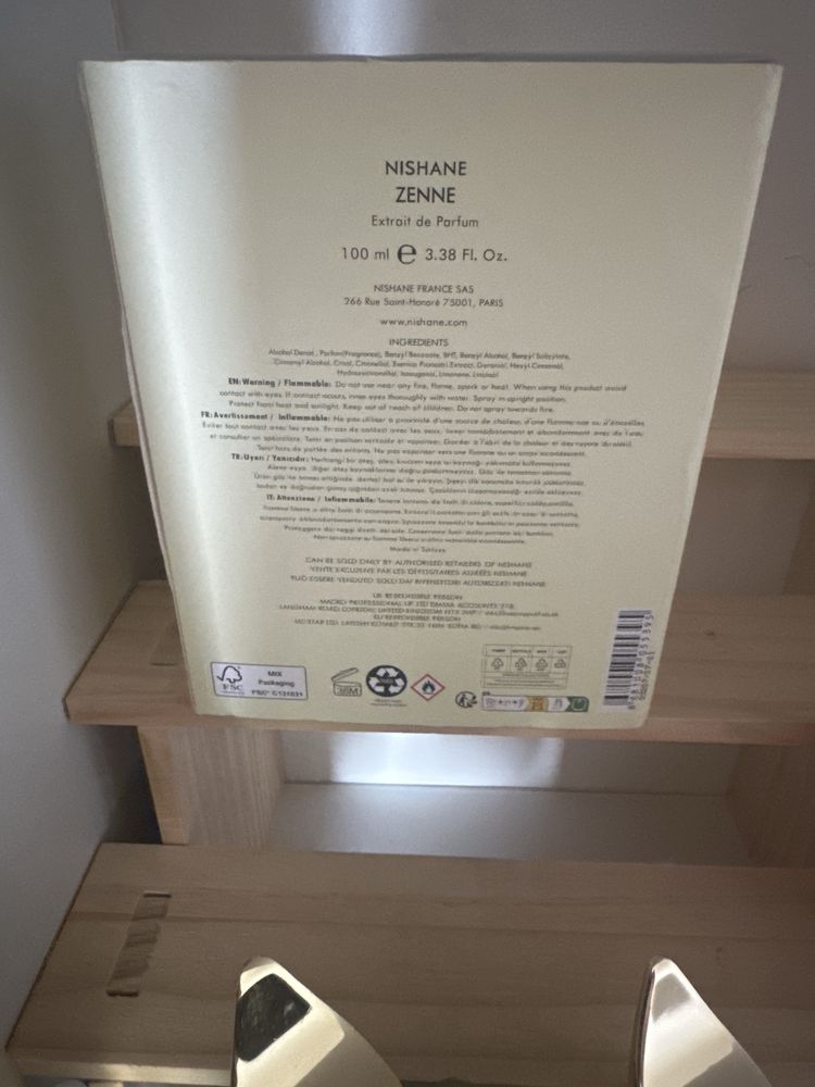 Parfum Nishane Zenne SIGILAT 100ml extrait de parfum