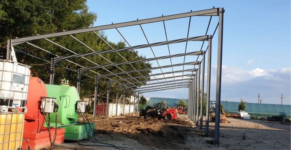 Vand hale metalice accept variante cu auto