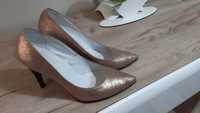 Pantofi piele bronze