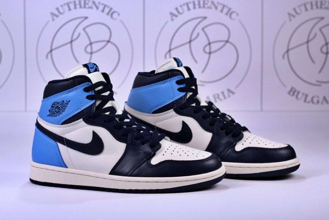 Nike Air Jordan 1 University Blue, Dark Mocha, Obsidian, Shadow