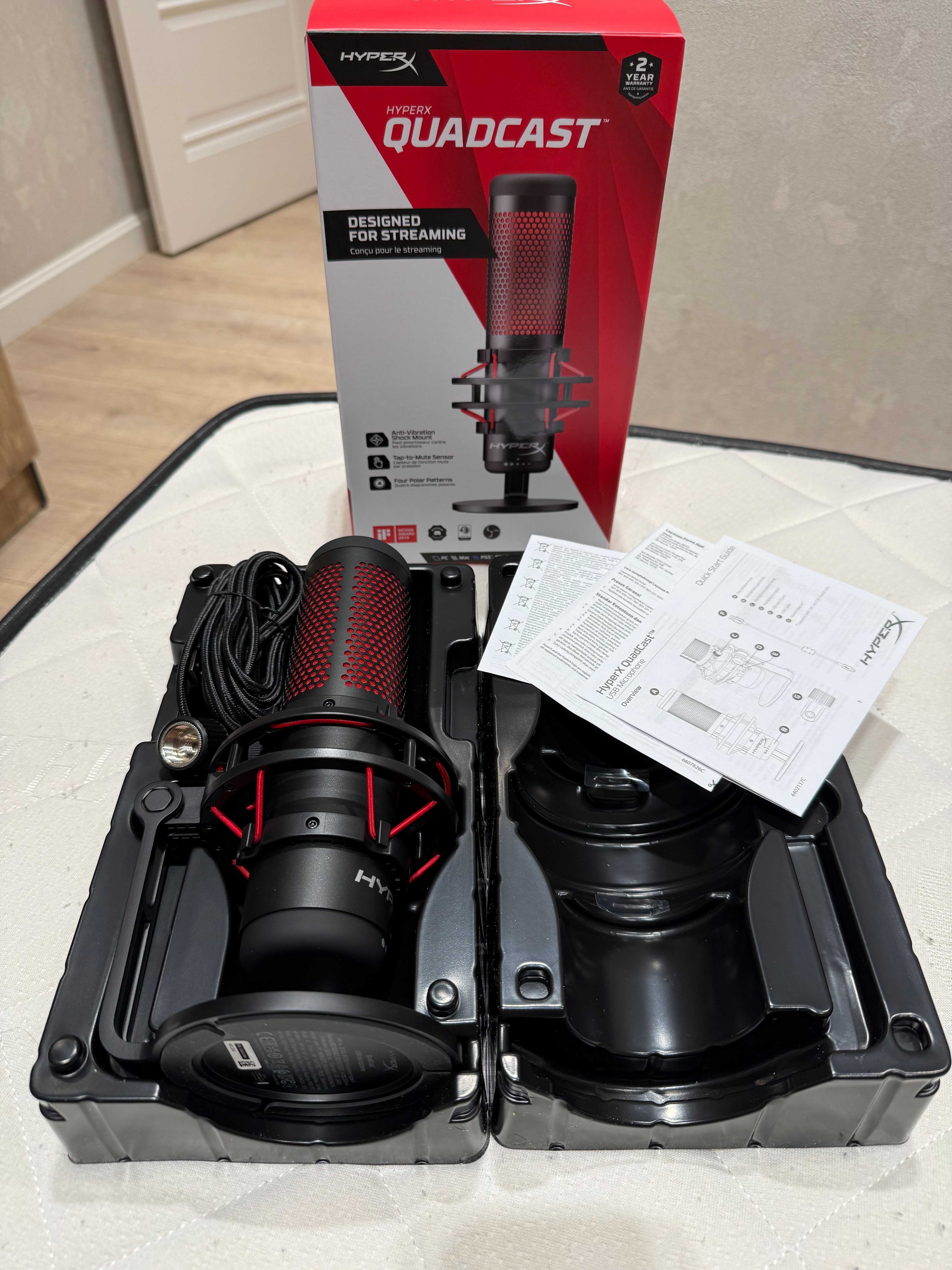HyperX QuadCast Микрофон / Wacom Intuos Pro / Beyerdynamic DT 770 Pro