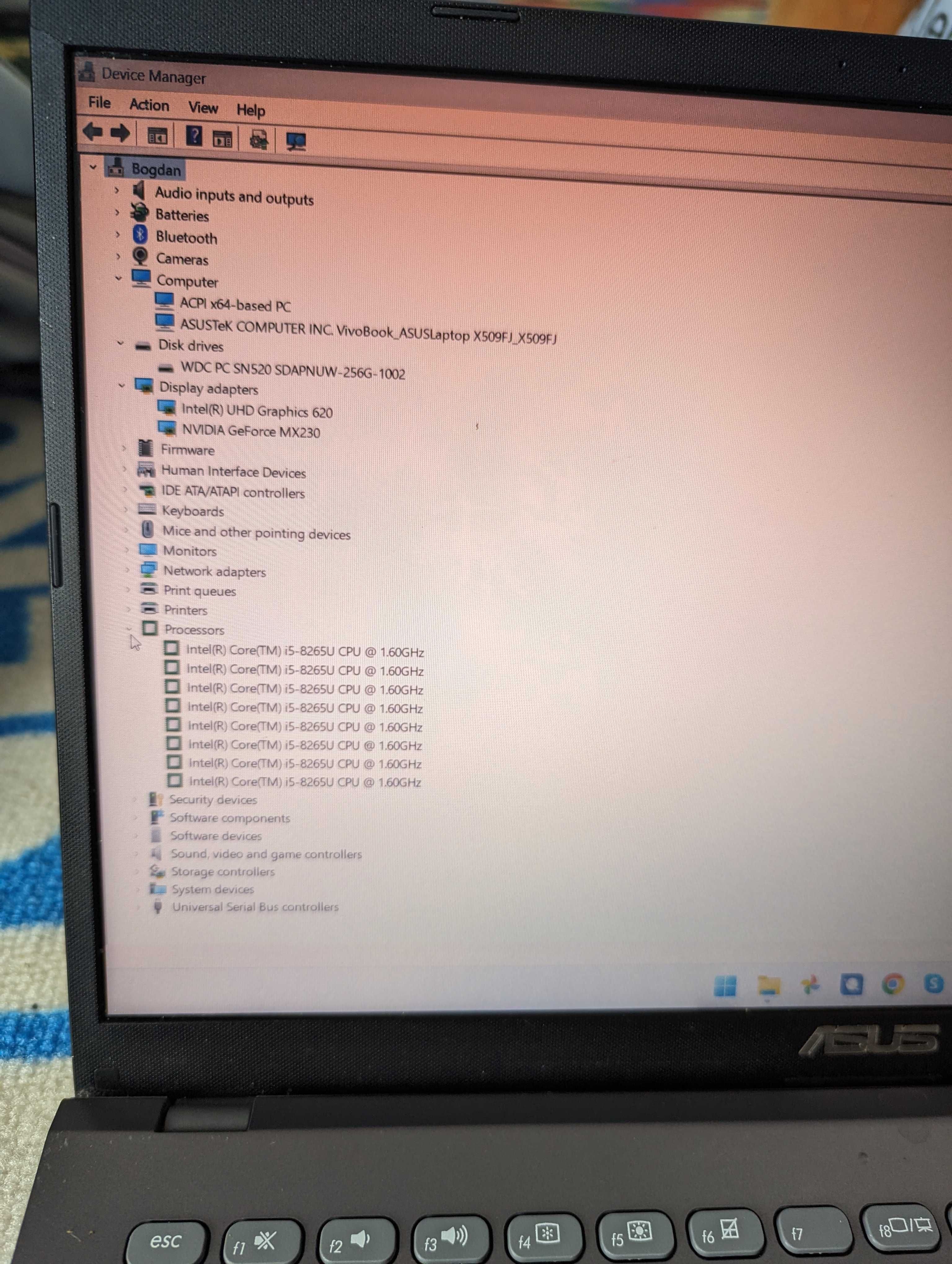 Laptop Asus X509f