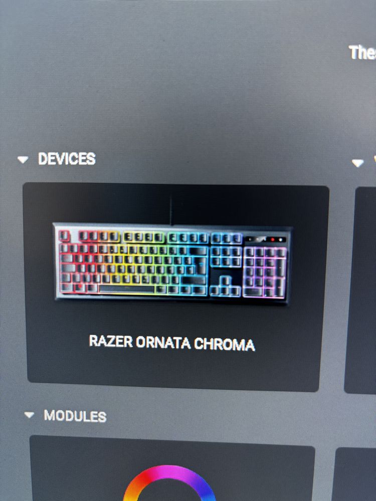 Клавиатура Razer ornata RGB
