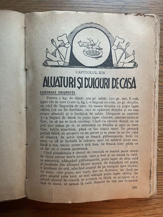 Carte de bucate, Sanda Marin, 1946