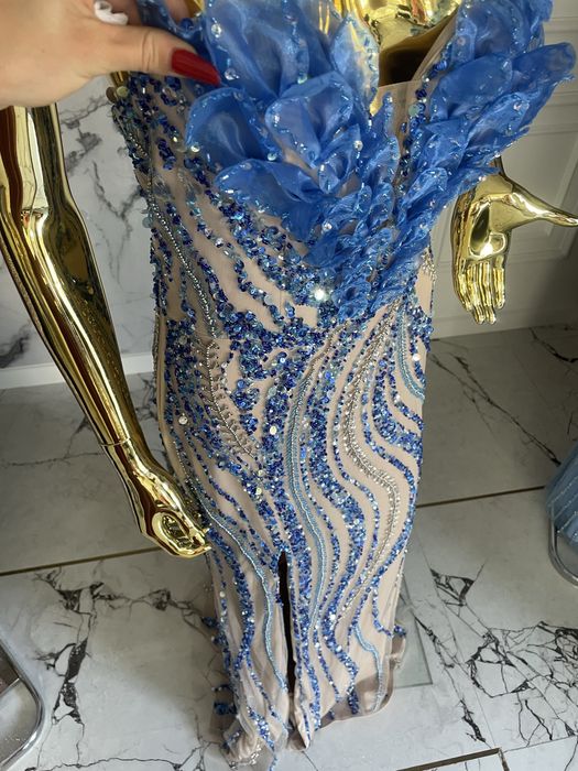 Rochie bijuterie lucrata manual in atelier