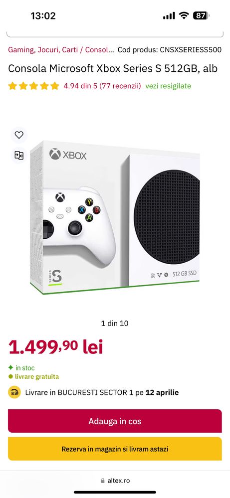 Xbox Serie S 512