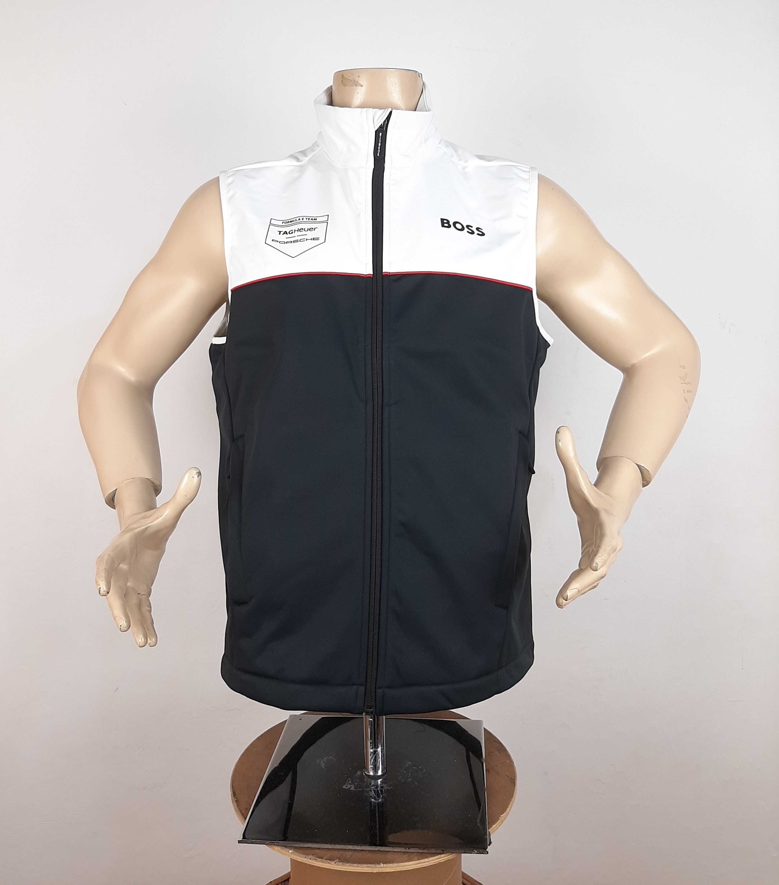 Porsche Motorsport x Boss Softshell Vest - Оригинален мъжки елек L