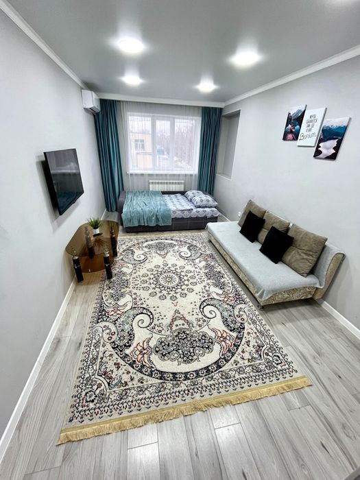 Посуточно 1 комн. VIP Квартира Ж.К. «Керемет »(Смарт ТВ)