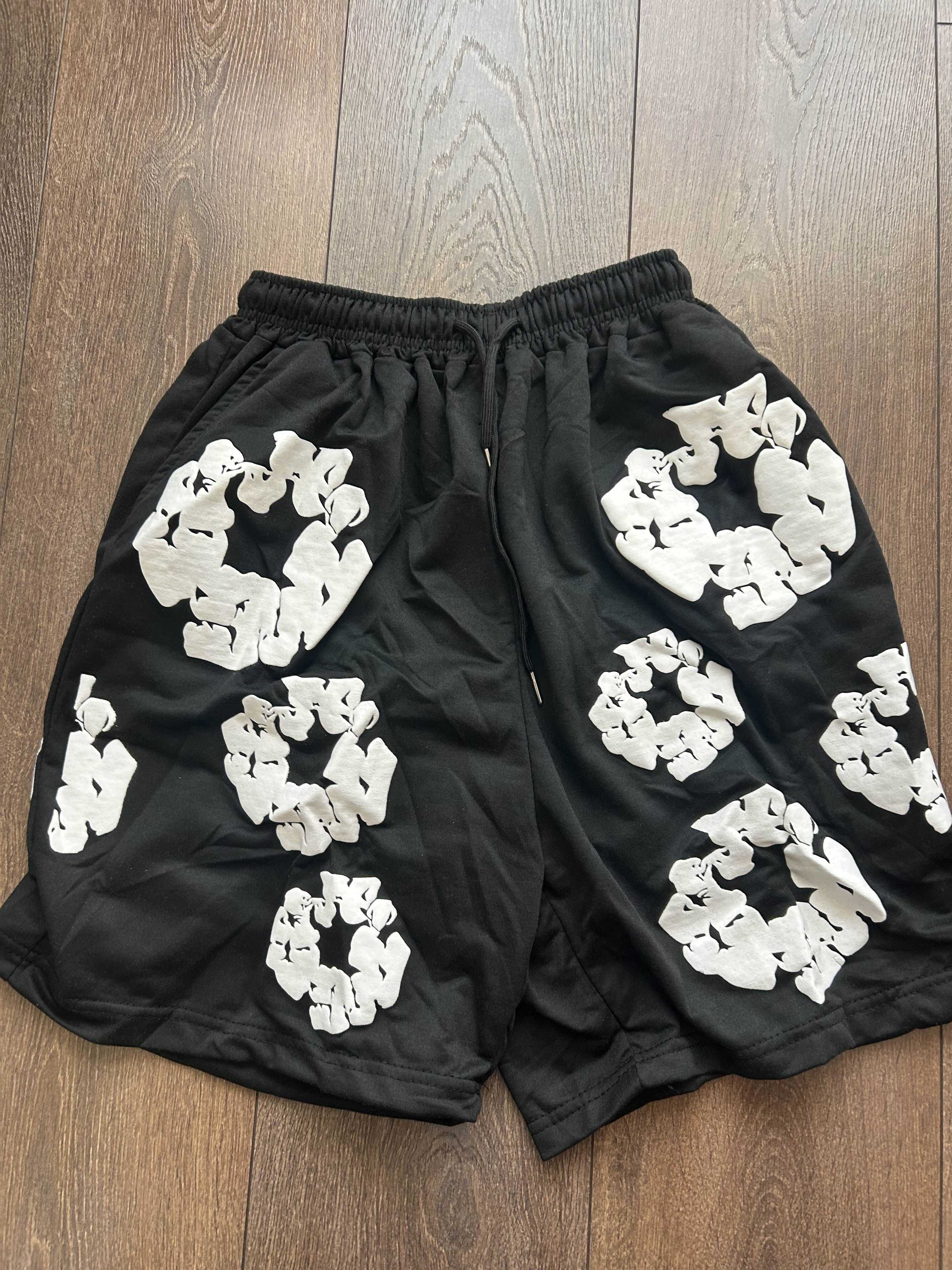 denim tears shorts black and white Размер Л