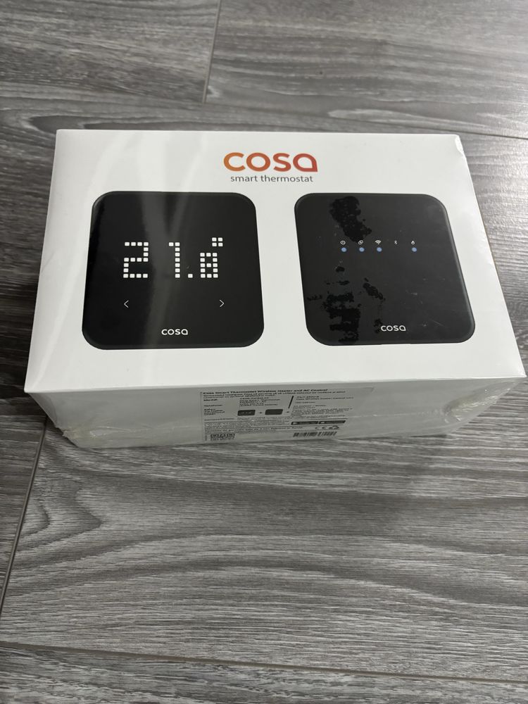 Termostat inteligent wireless si unitate cobtrol AC-sigilat
