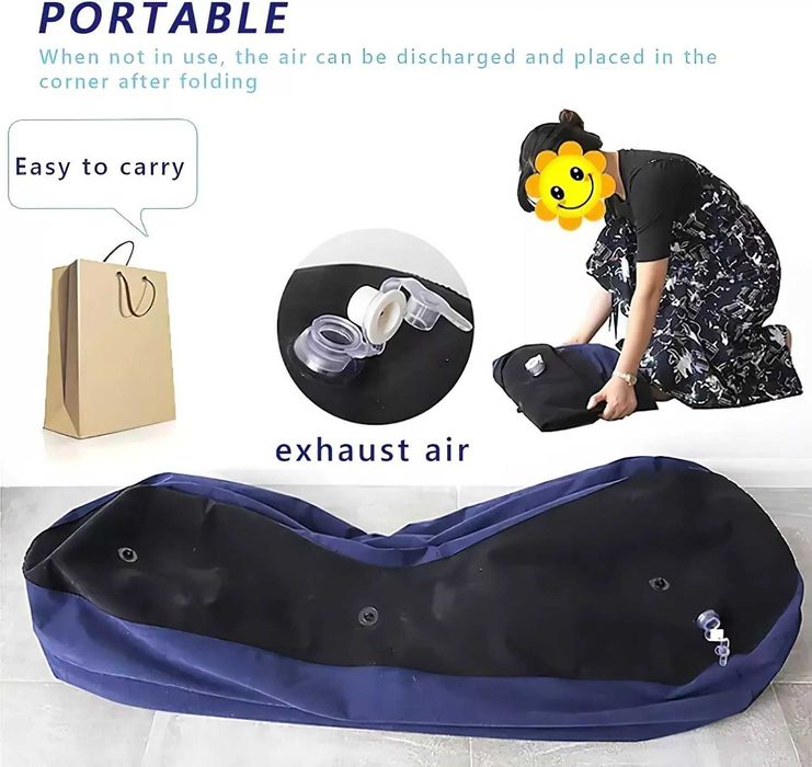 Canapea gonflabilă pentru sex - mare (albastră)