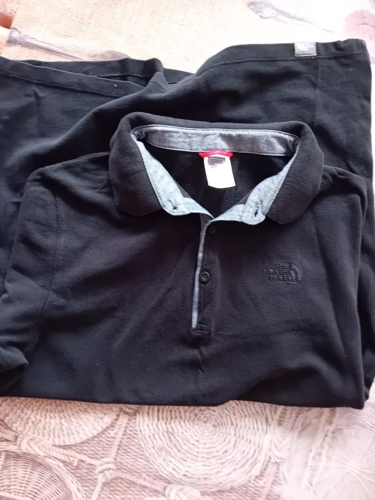The North Face-блуза с яка и къс ръкав-М