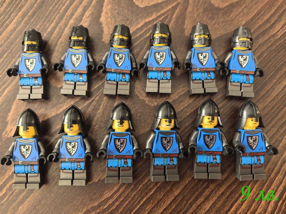 НОВИ LEGO минифигурки рицар пират сокол вълк форестмен