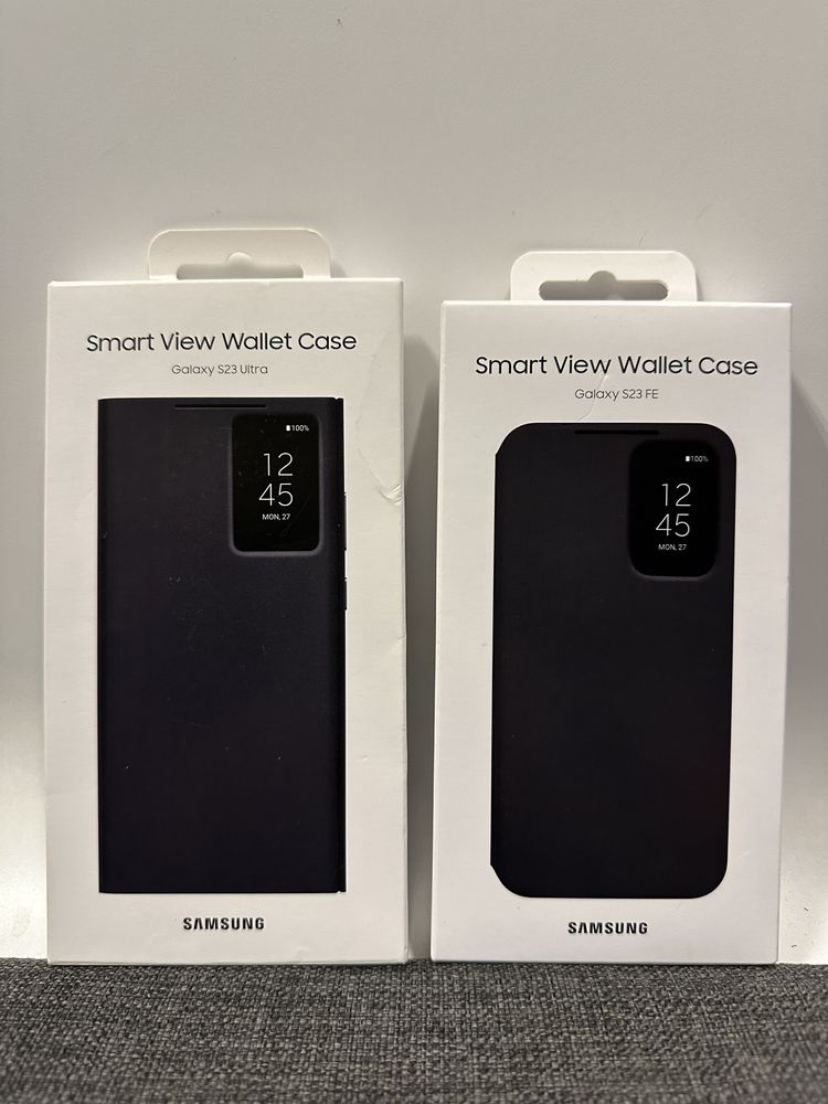 Husa activa Smart View Wallet Samsung A54, S23, S23 Ultra, S23 FE