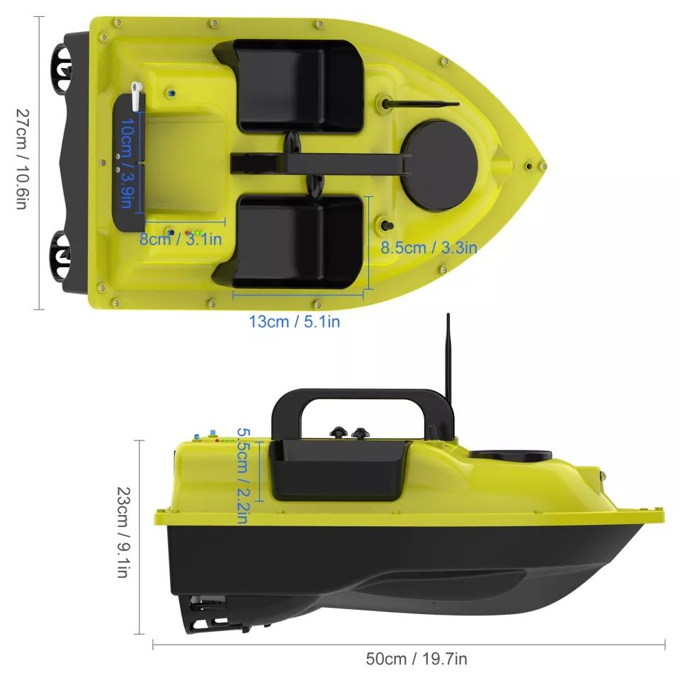 Barca/navomodel pentru nadit, cu telecomanda, 3 cuve,cu GPS