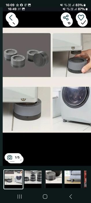 Set 4 buc tampoane mașină de spălat rufe îmbunătățite