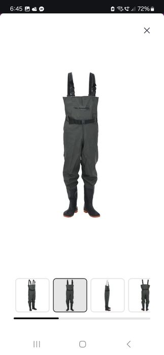 Waders, pantaloni piept pentru pescuit