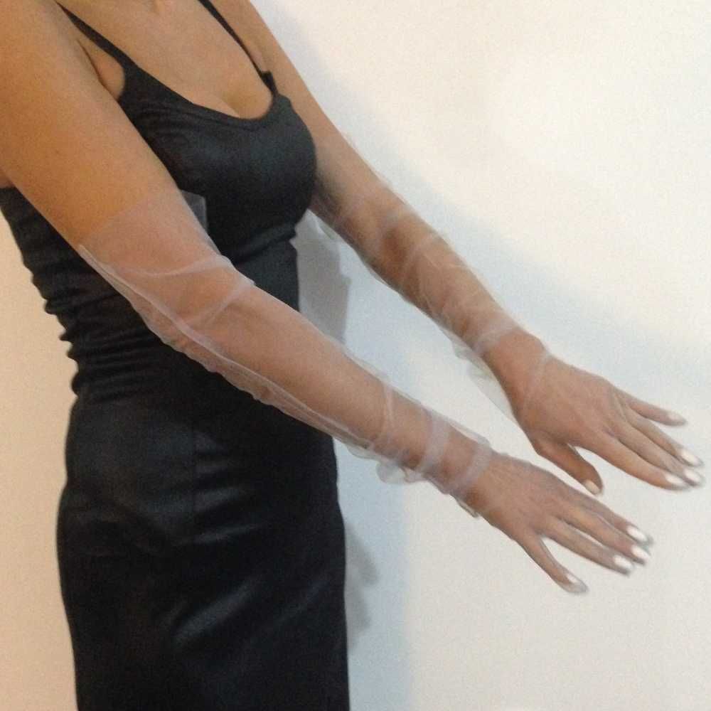 Елегантни дамски дълги тюлени ръкавици с пръсти, 10 цвята