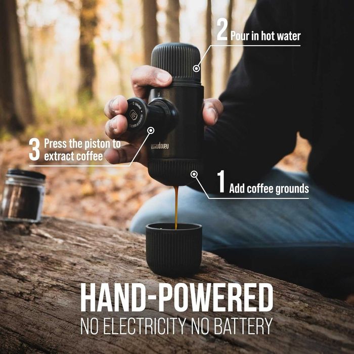 Преносима еспресо машина WACACO Nanopresso (18 бара)