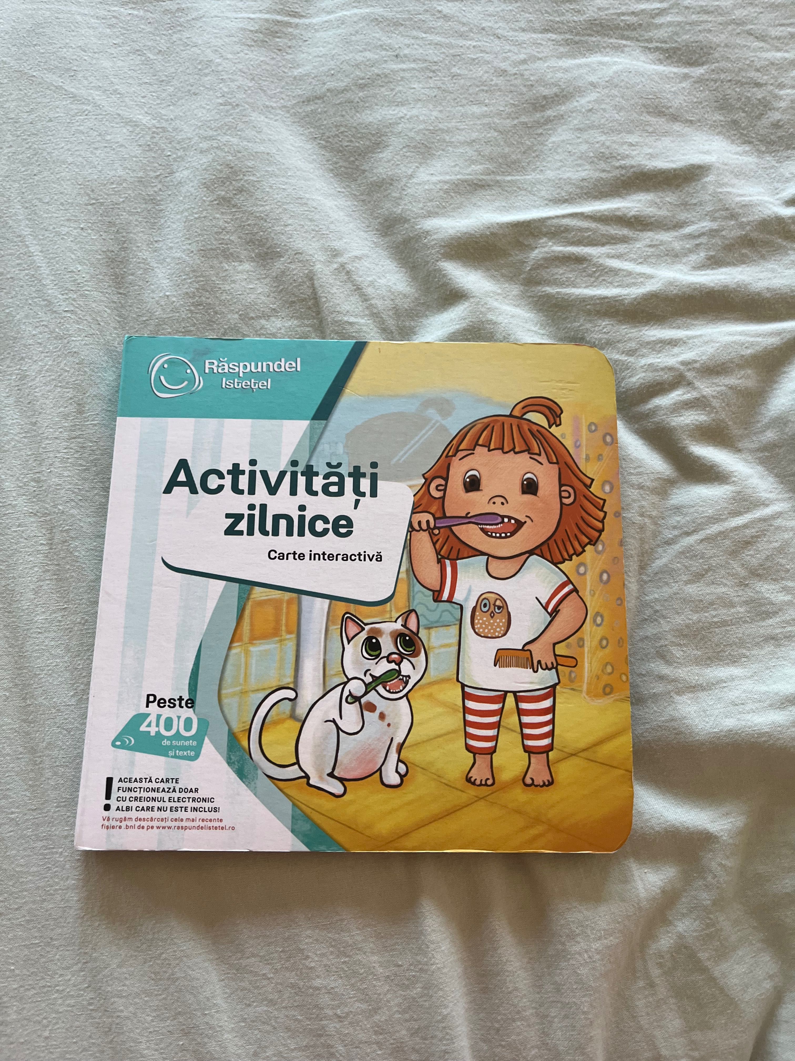 Vând carte interactivă Raspundel istetel Activități zilnice