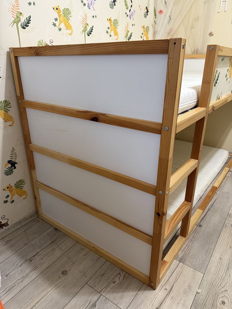 Легло KURA Ikea плюс секция TROFAST подарък матрак и палатка