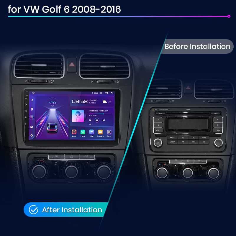 Мултимедия Android за VW Volkswagen Golf 6