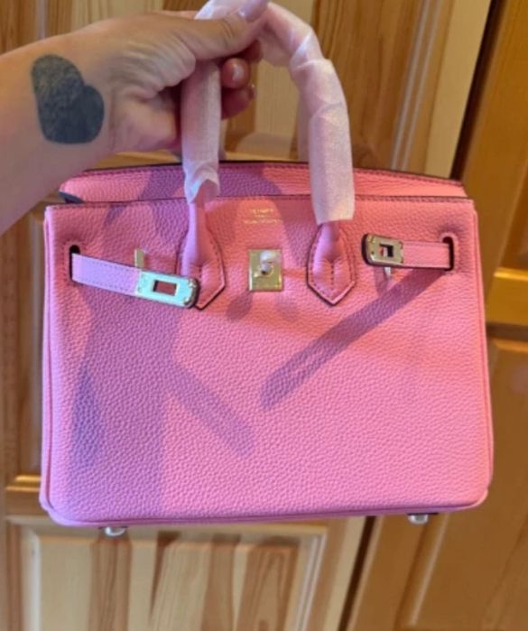 Чанта h***s 25 sm baby pink