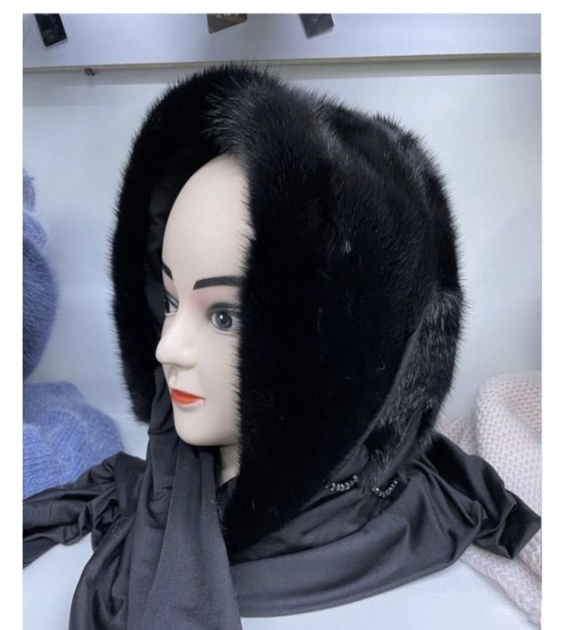 норковый капюшон